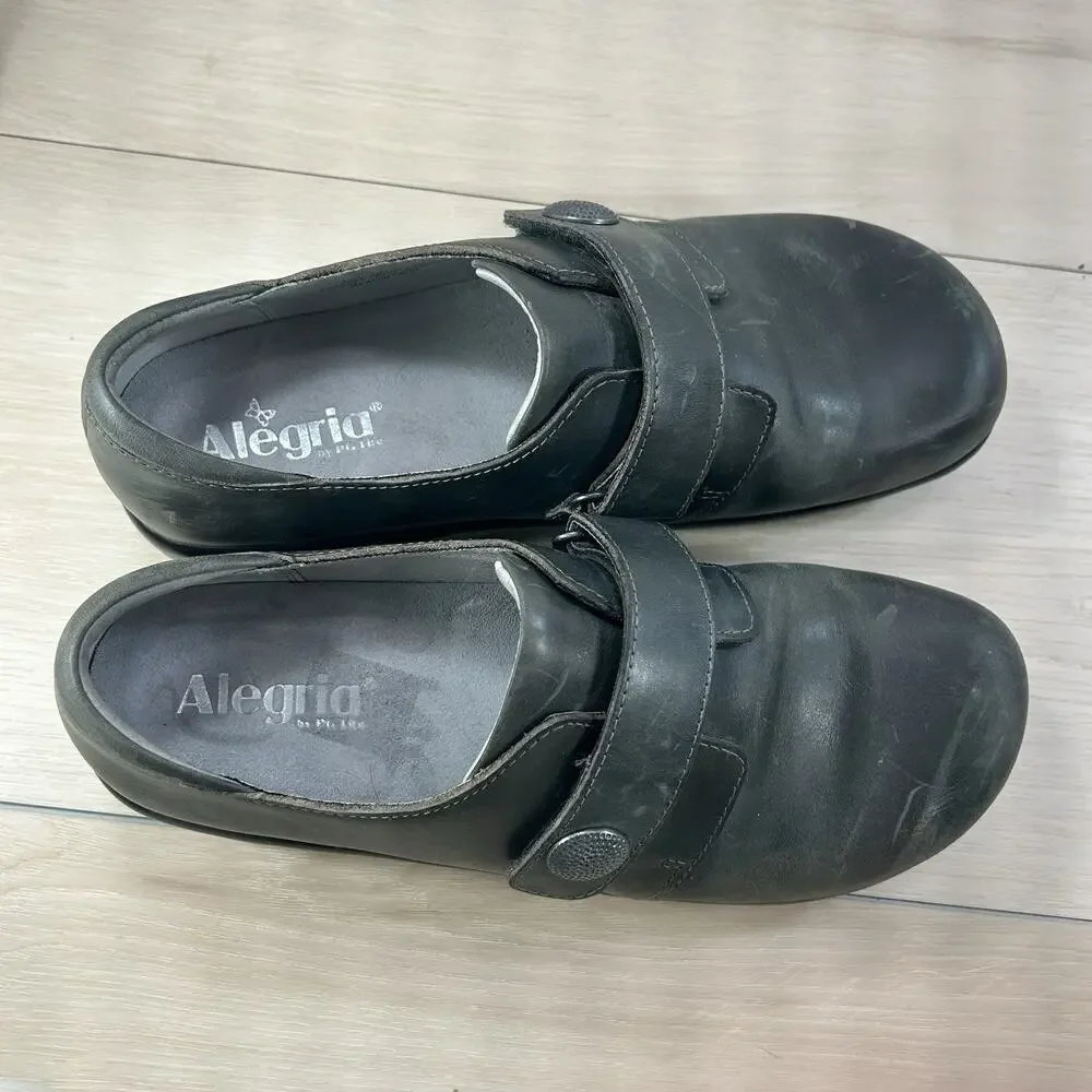 Women’s Alegria Joleen Oiled Ash Comfort Leather Shoe Size 40 ( US 9.5 -10 )